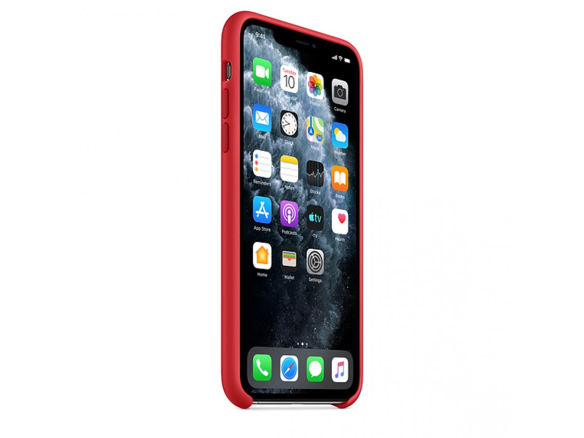 Чехол Silicone Case для iPhone 11 Pro красный